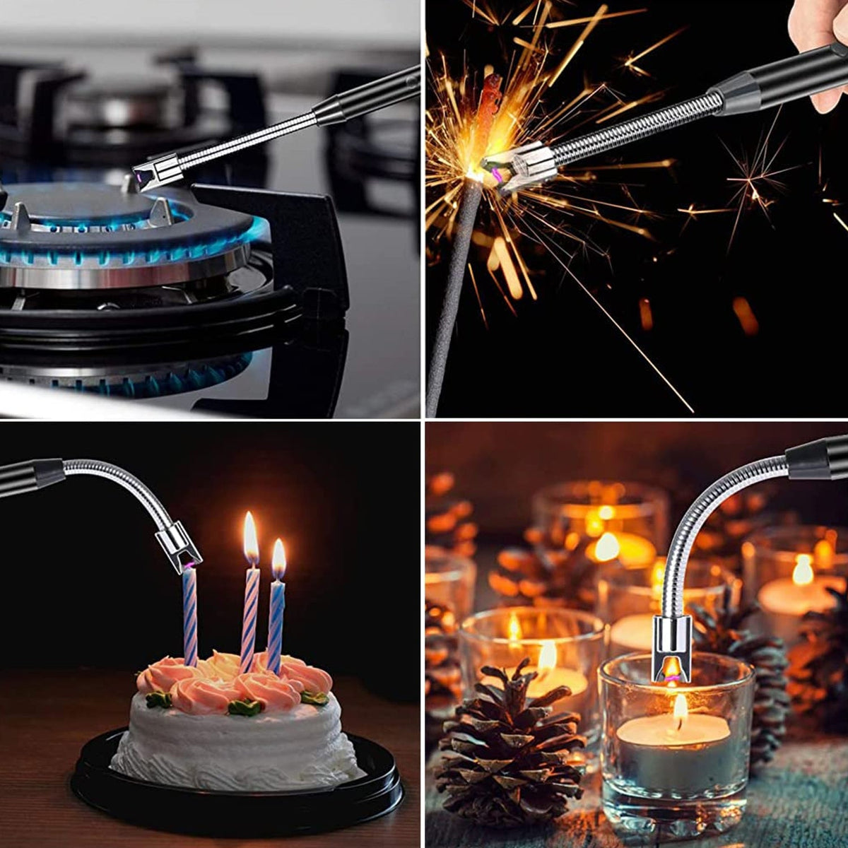 USB Rechargeable Electric Arc Lighter – Flexible, Windproof – view 10