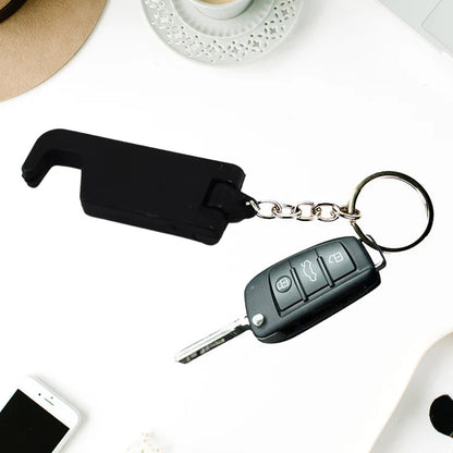 Plastic Keychain Mobile Stand – 2 in 1 Multicolor Phone – alternate view