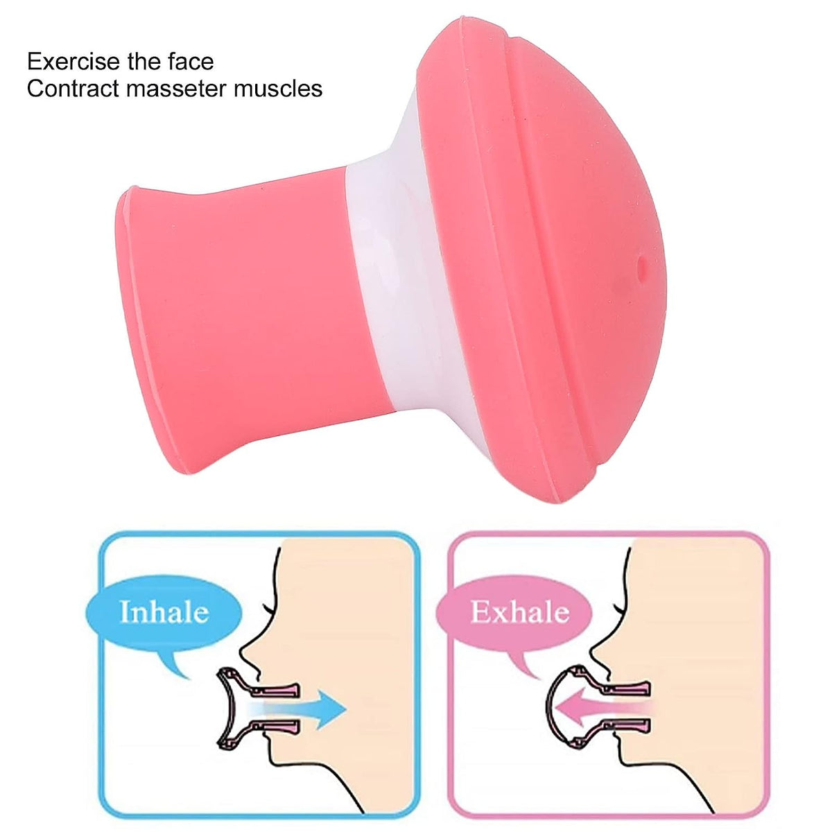 Silicone Facial Jaw Exerciser – Slimmer Face & Stress Relief – detail view