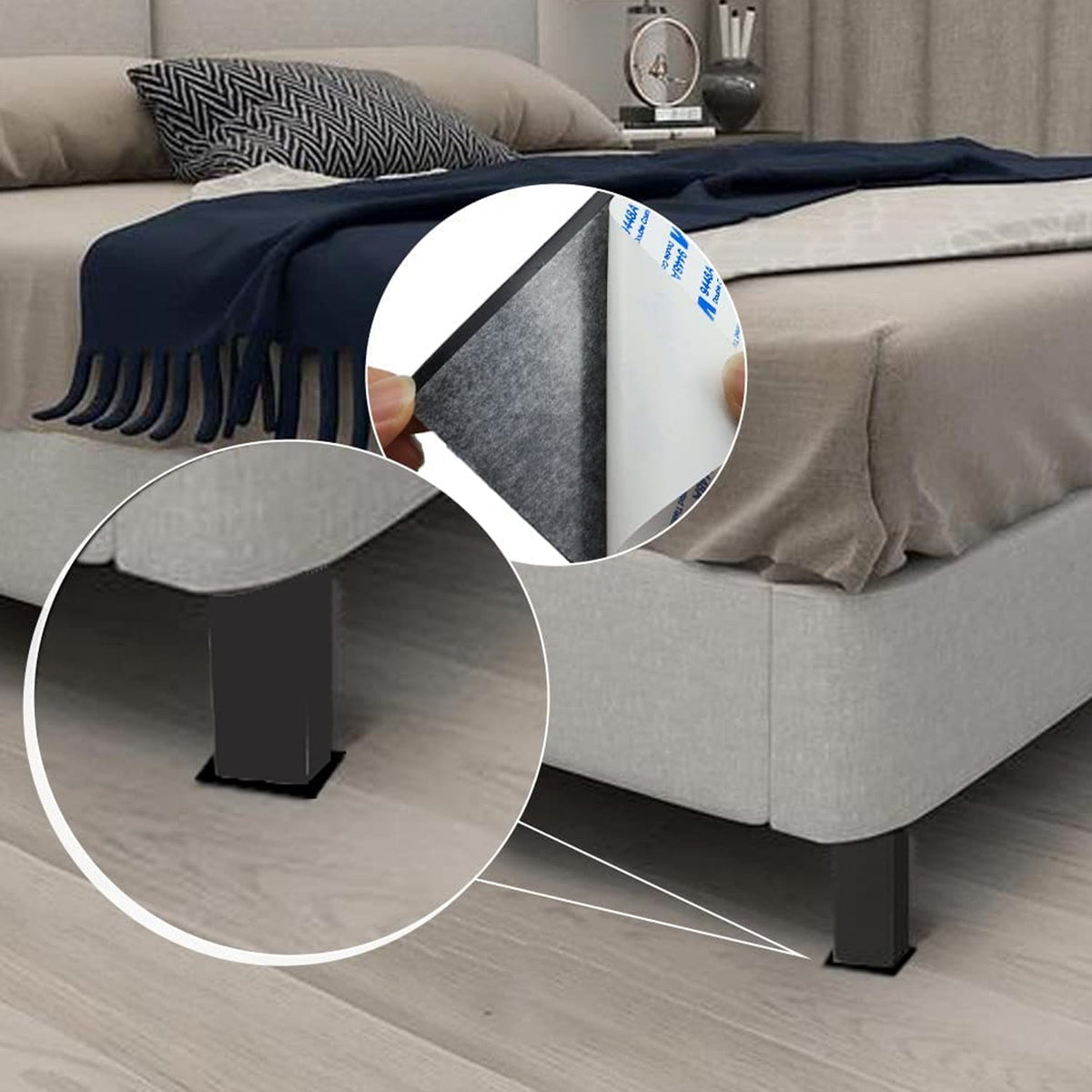 Felt Furniture Pads – Square Floor Protectors (4-Pc) – view 8