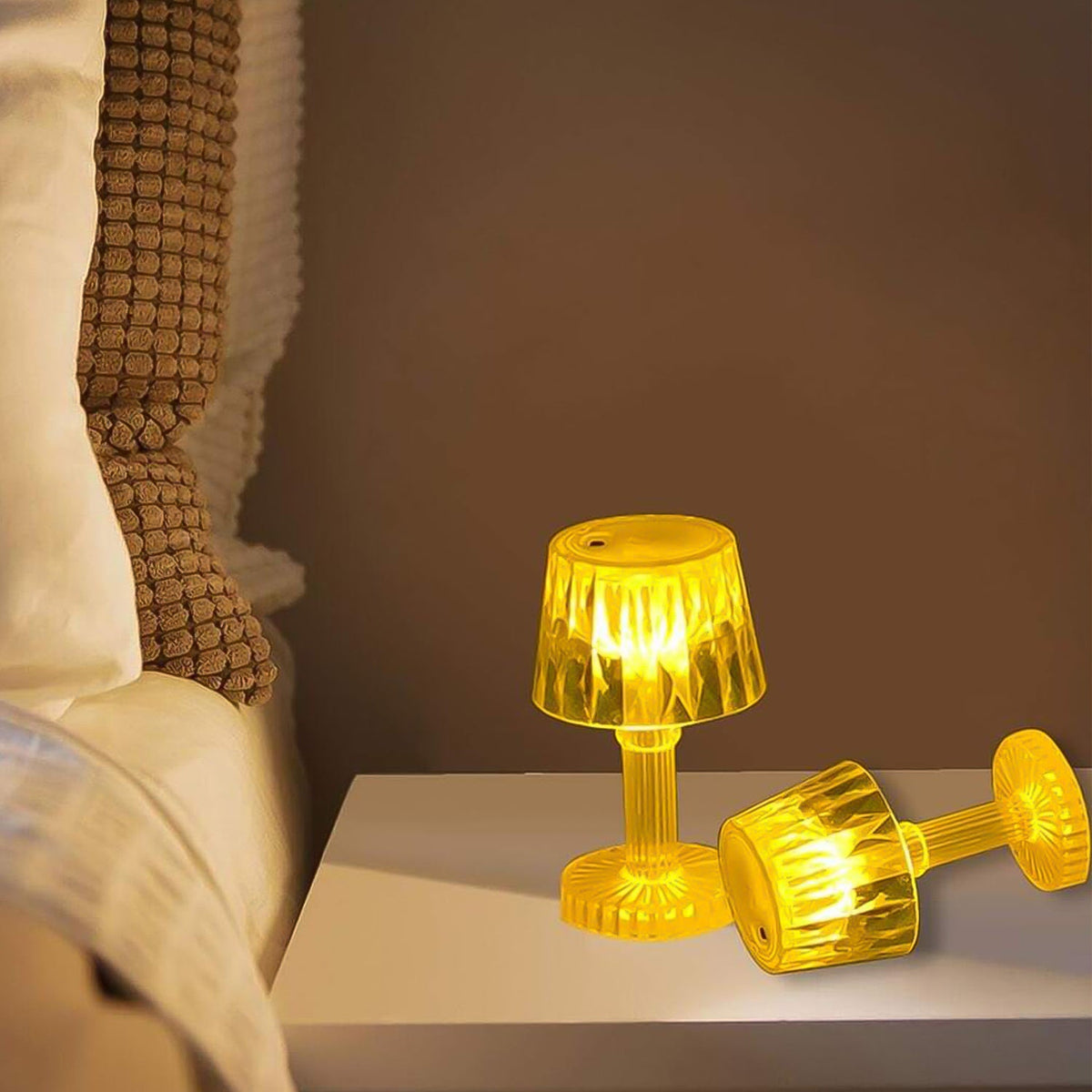 LED Candle Lamp – Portable Small Table Lamp – close-up