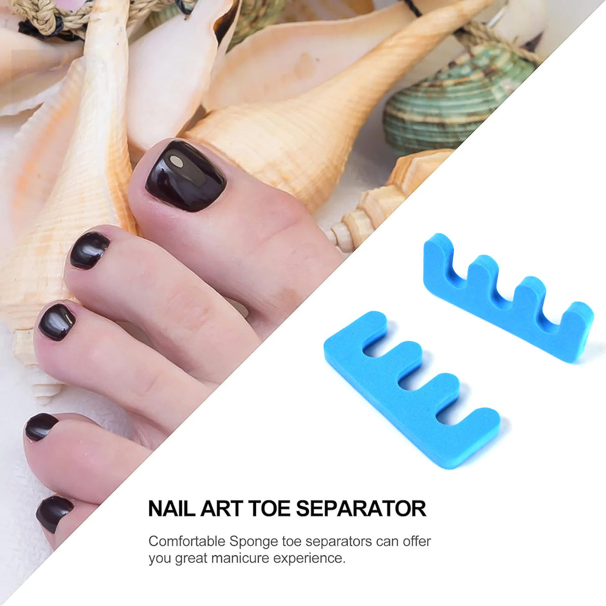 Toe Separators Sponge – Comfortable Toe Spacers for Pedicure – view 6