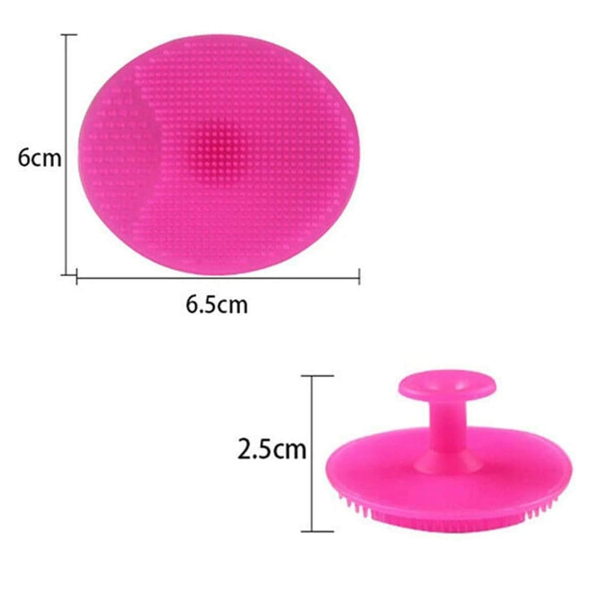 Silicone Facial Cleansing Brush – Gentle Exfoliation set – detail view