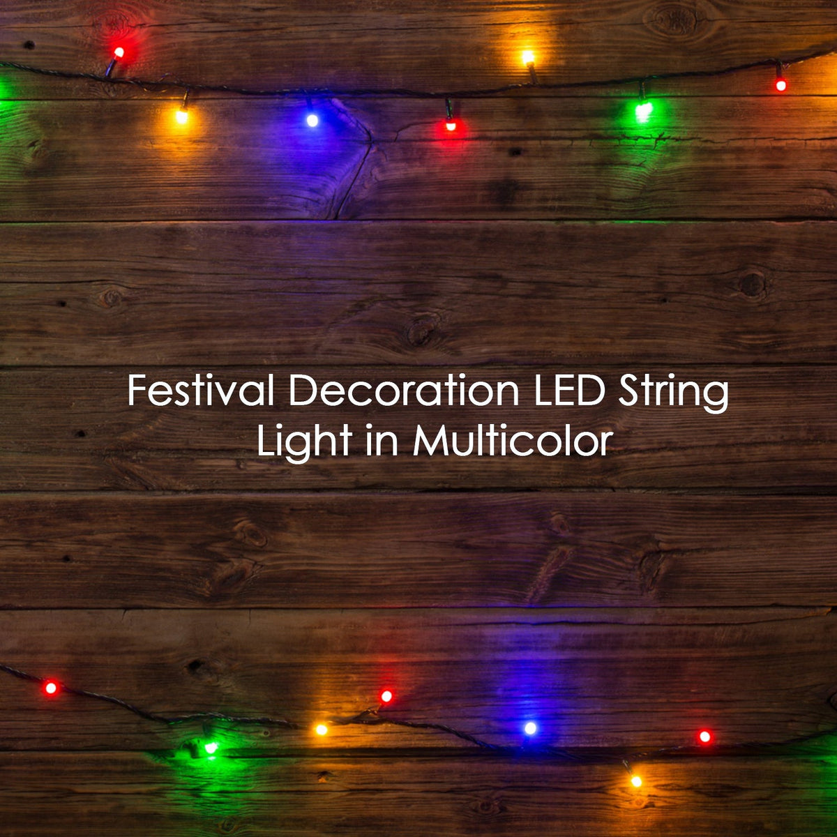 LED String Light – 3M Multi-Color Festive & Wedding Decor – detail view