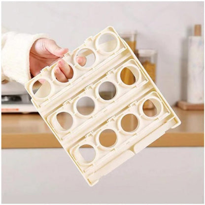 Foldable Egg Tray – 24-Grid Refrigerator Organizer – view 6