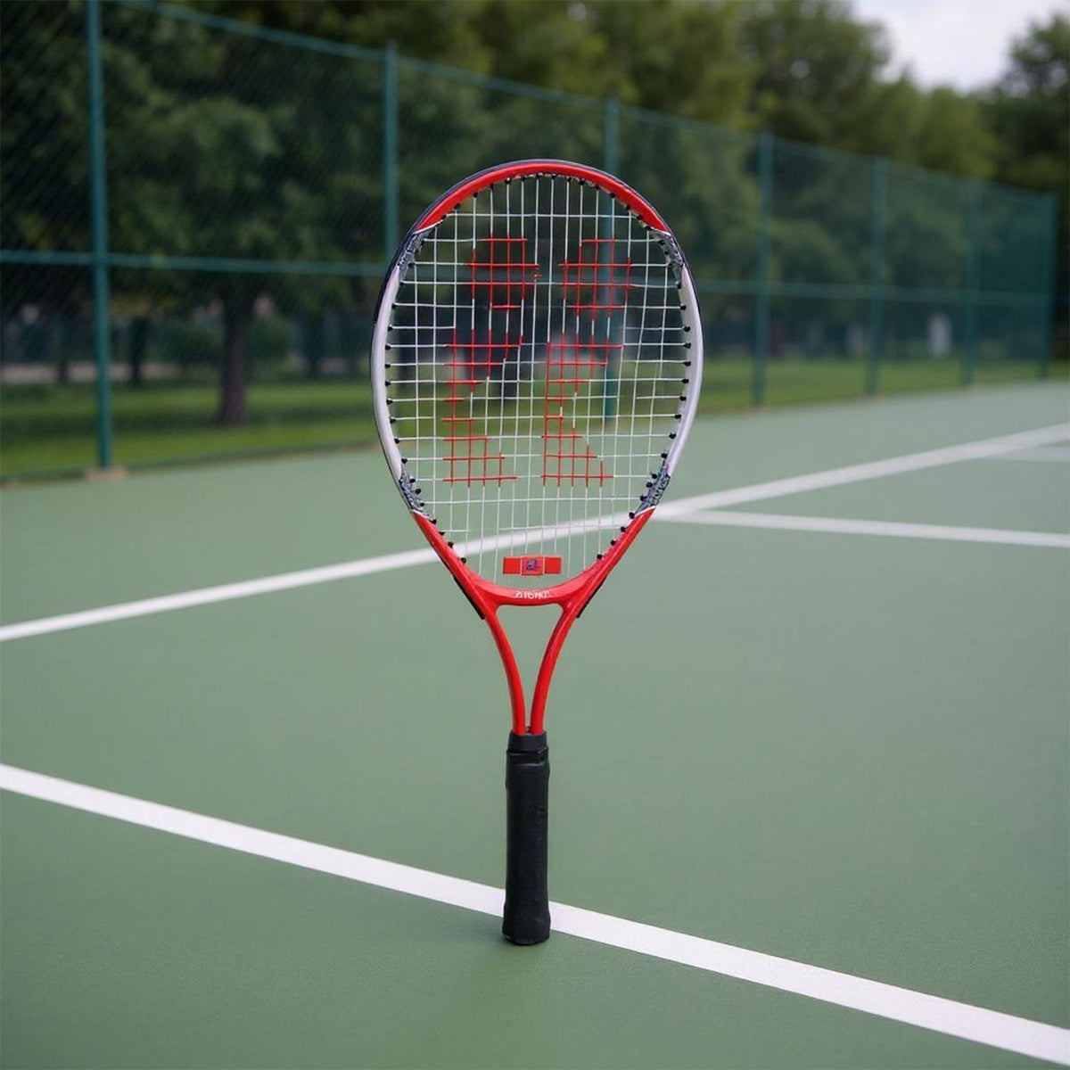 Professional Tennis Racket – Lightweight Aluminum Frame – detail view