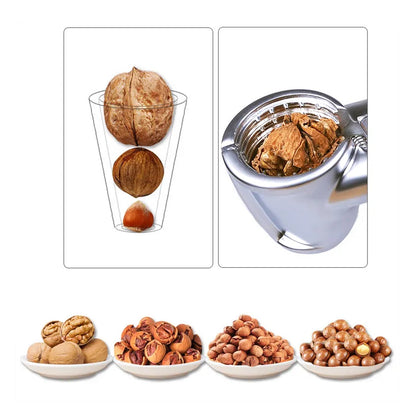 Walnut Cracker – Die-Cast Stainless Alloy Nut Tool – detail view
