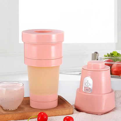 Portable Electric Juicer – 6 Blades 500ml Blender – close-up