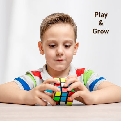 Rubik's Cube 3x3 – Brain Teaser Puzzle & Skill Builder – alternate view