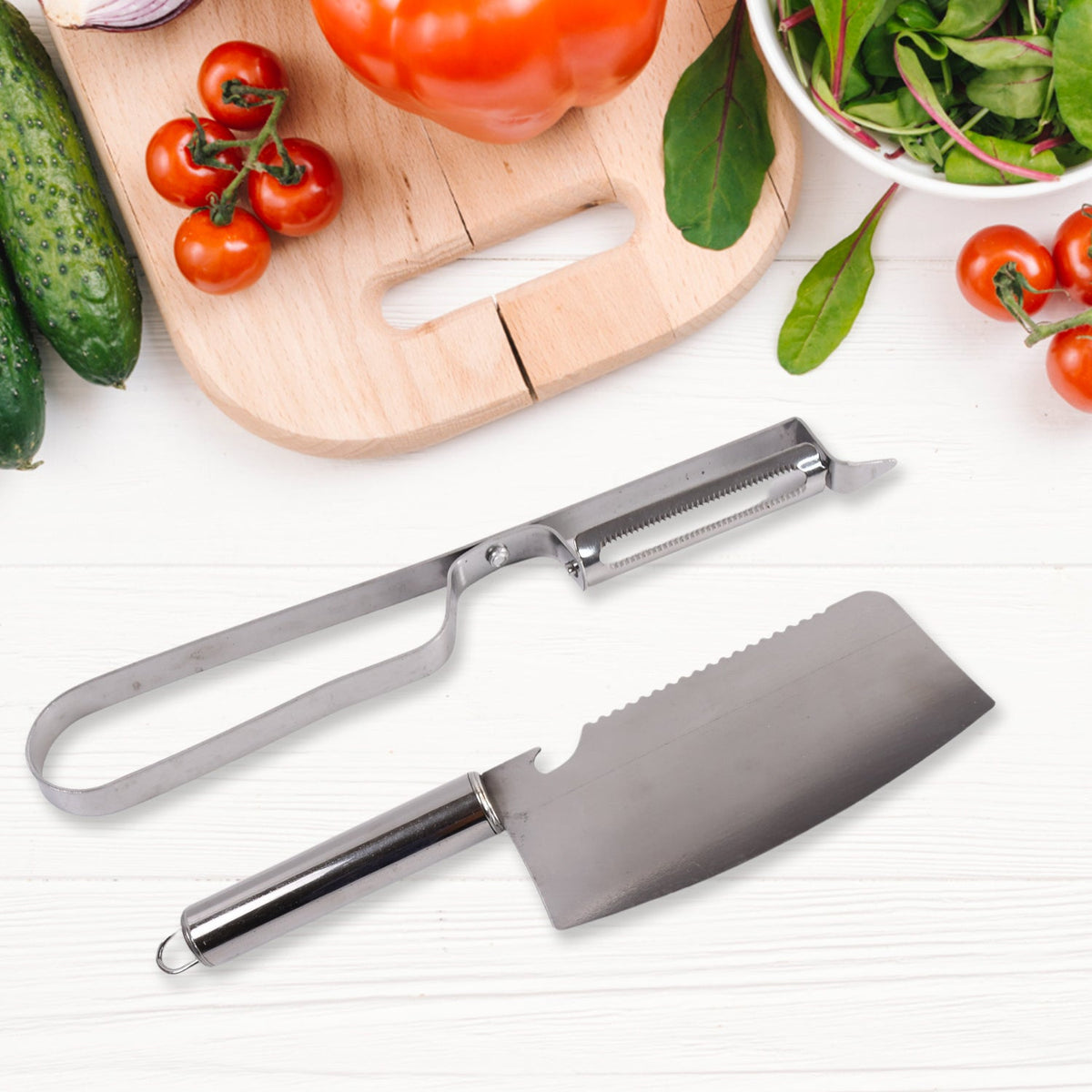 Stainless Steel Kitchen Gadget set – 5-Pc Peeler, Grater – view 6