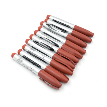 Maroon Permanent Marker – 10 pc set – detail view