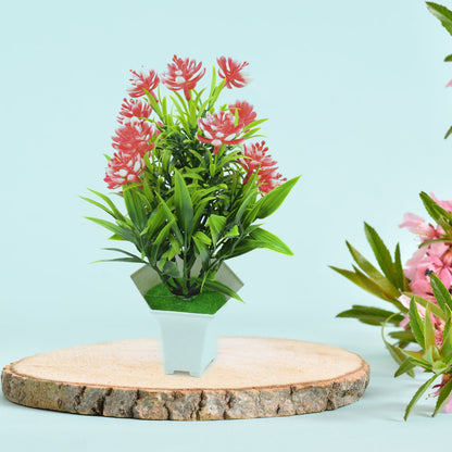 Artificial Flower Plant – Cute Pot Decor for Home – close-up