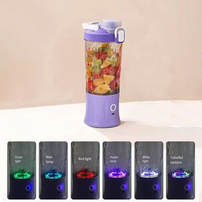 Portable Juicer – USB Rechargeable, 8 Blades & 600ml – detail view
