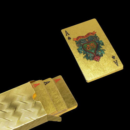 Gold Plated Playing Cards – Waterproof Luxury Poker Deck – view 6