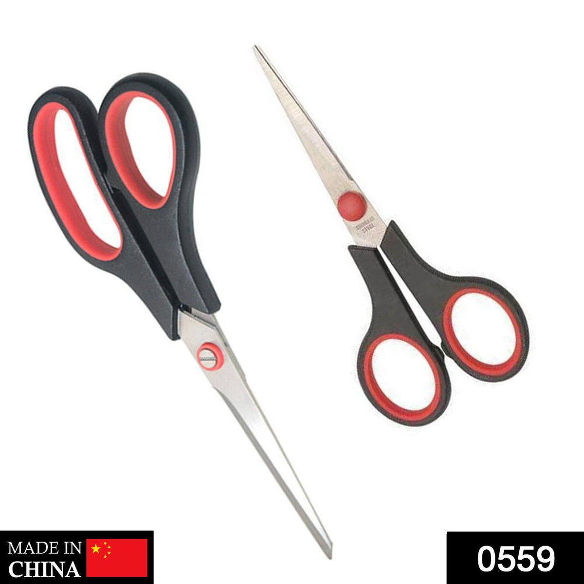 All-Purpose Scissor set – Stainless Steel 2 pc – side view