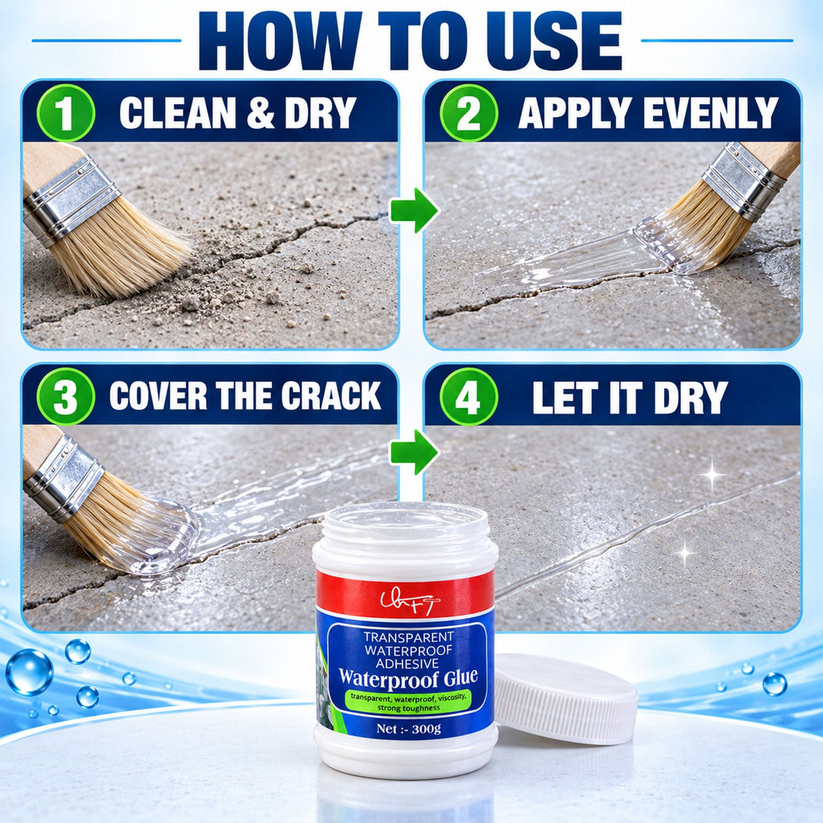 Waterproof Sealant Glue – Strong Leakage Protection 300g – view 8