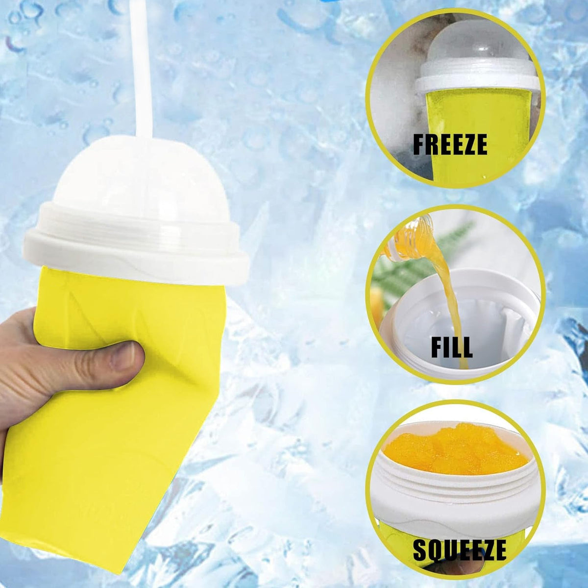 Frozen Smoothies Maker Cup – Double Layer Slushy – view 6