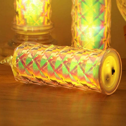 LED Tealight Candles – 12 Pack Flameless Diwali Lights – detail view