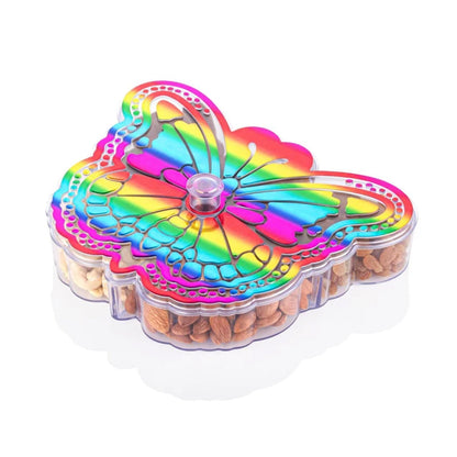 Butterfly Dry Fruit Box – 4-Compartment Storage – alternate view