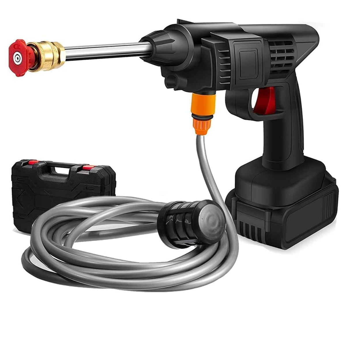 Cordless Car Pressure Washer – 48V Portable Cleaning Kit – detail view