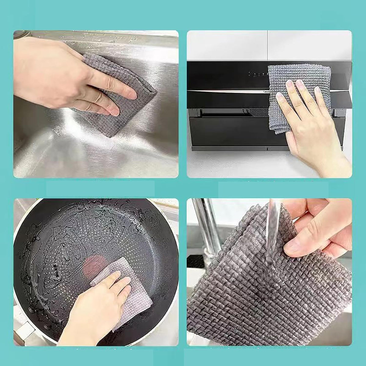 Kitchen Scrub Cloth – Durable Microfiber for Indian Homes