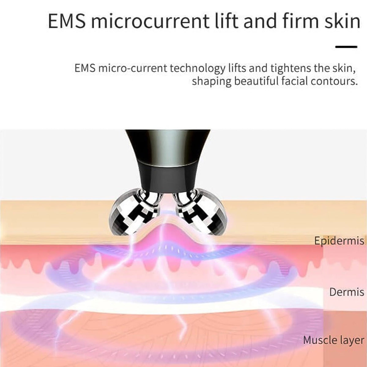 Microcurrent Face Massager – Skin Tightening & Wrinkle Care – alternate view