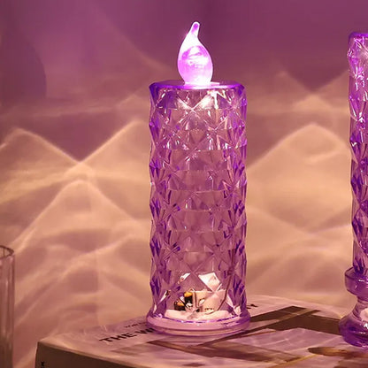 Crystal Candlelight – Multicolor Decorative Candle
