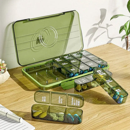 Weekly Pill Organiser – 21-Grid Daily Medication Box – view 6