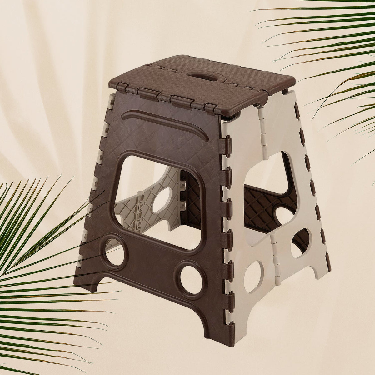 18 inch Folding Stool – Non-Slip, Portable & Sturdy