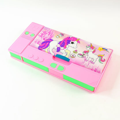 Jumbo Geometry Box – Multi-Compartment School Stationery – alternate view