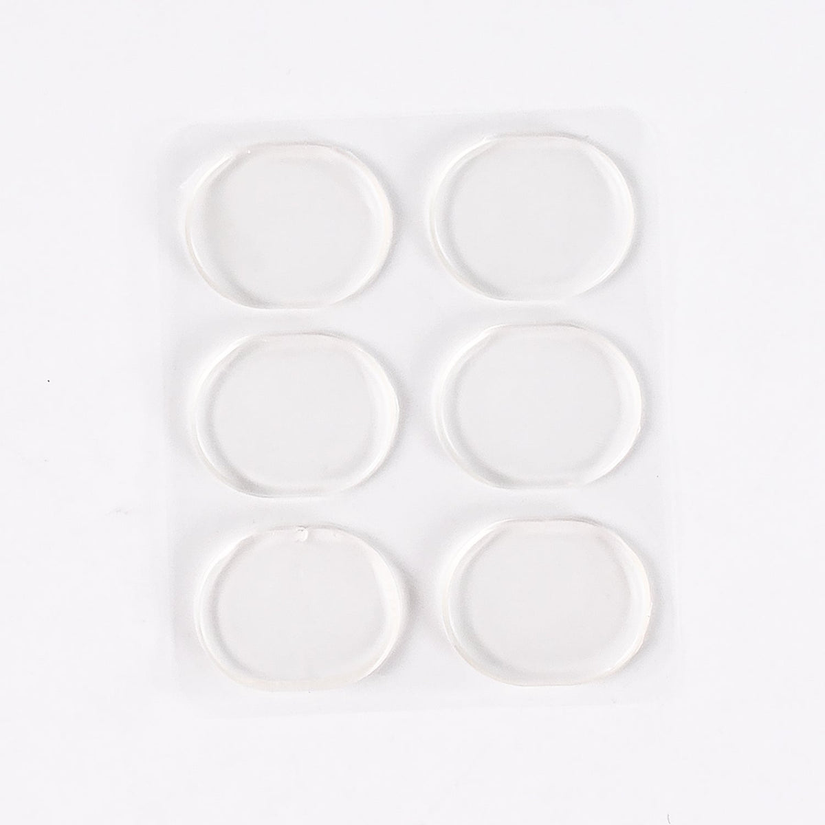 Silicone Shoe Insoles Heel Pads – 6 pc Cushion set – detail view