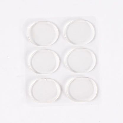 Silicone Shoe Insoles Heel Pads – 6 pc Cushion set – detail view