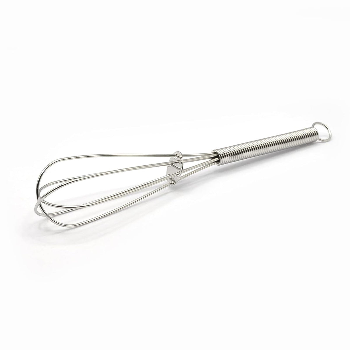 Kitchen Whisk – 16cm Stainless Steel Non-Scratch Hand Tool – detail view
