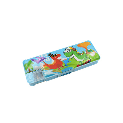 Kids Pencil Case – Dual Compartment Stationery Box – view 11