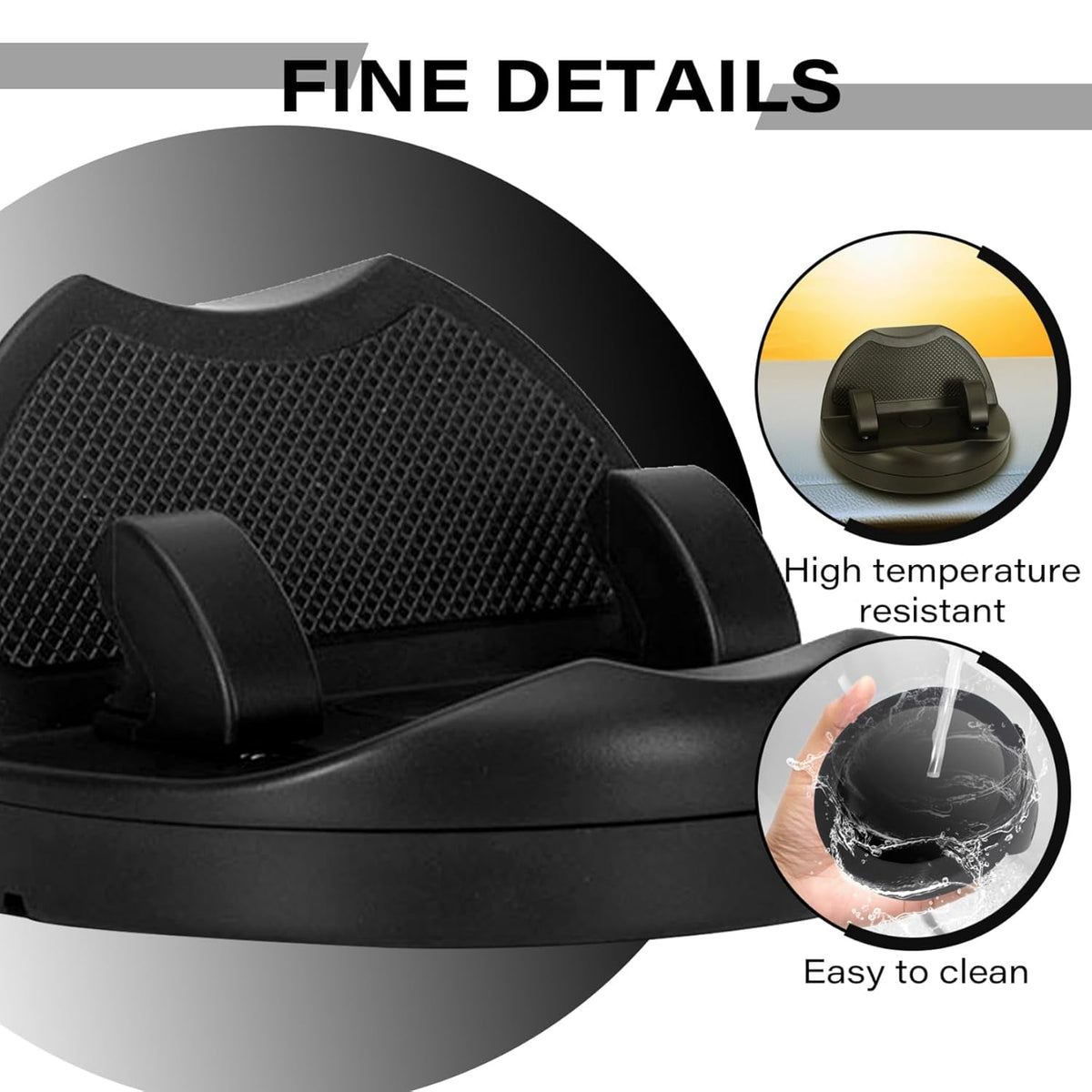Car Phone Holder – 2-in-1 Anti-Slip Dashboard Mount – view 6
