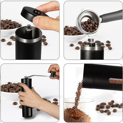 Manual Coffee Grinder – Portable Stainless Steel – view 7