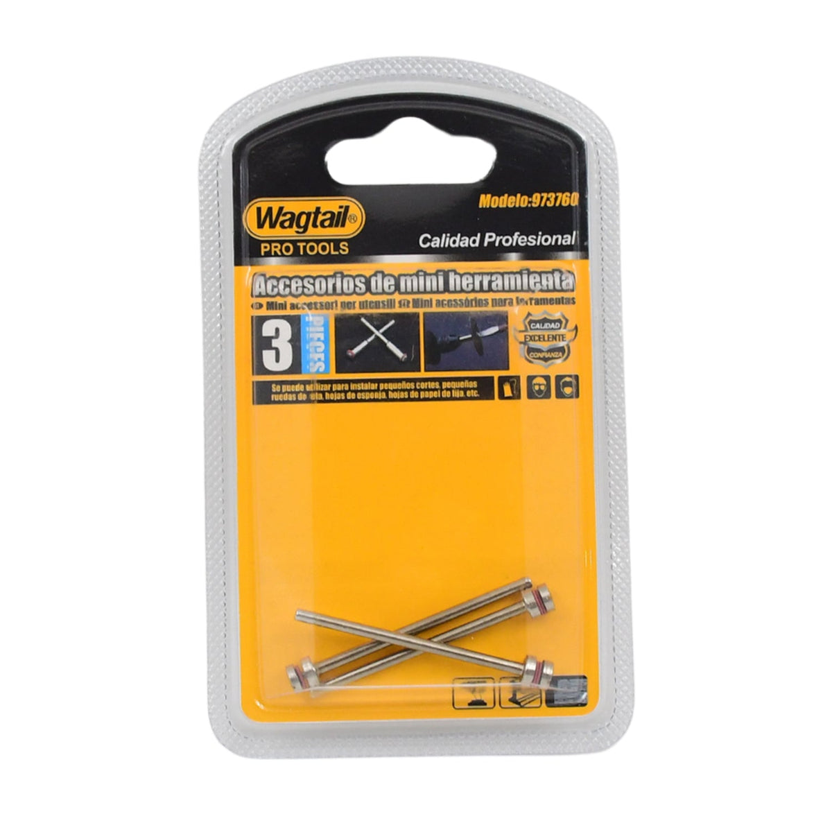 Cut-Off Wheel Mandrels – 3 pcs set for Rotary Tools & More – alternate view