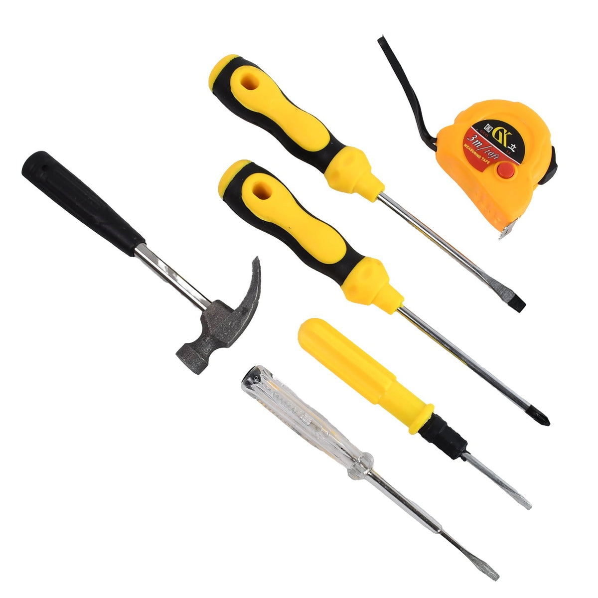 6-in-1 Hand Tool Kit – Durable Screwdrivers – alternate view