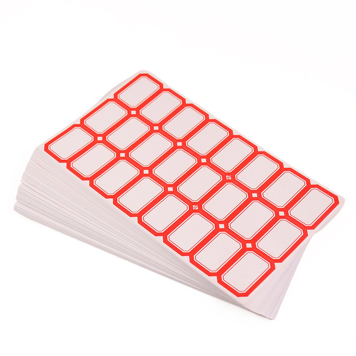 Writable Label Stickers – Easy to Use with Red Border – alternate view
