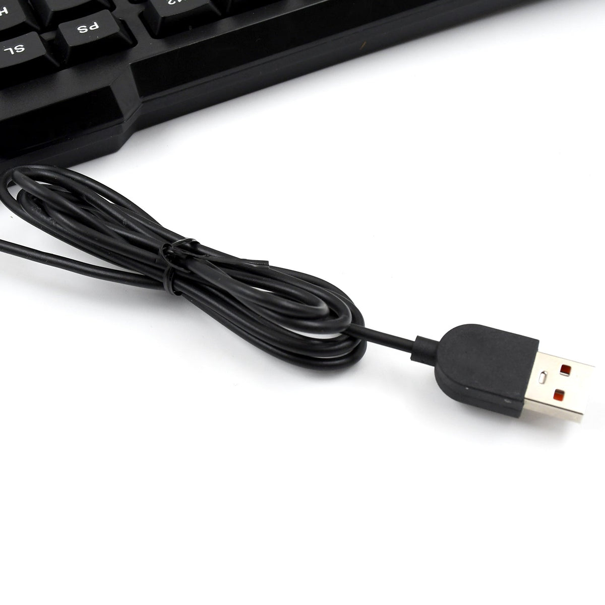 Wired USB Keyboard – Ergonomic 104 Keys for Office & Home – view 6