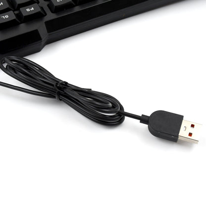 Wired USB Keyboard – Ergonomic 104 Keys for Office & Home – view 6