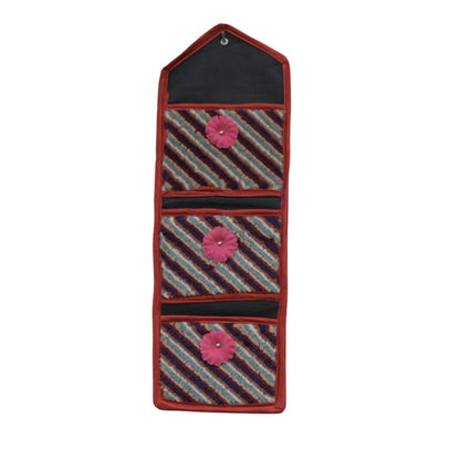 Foldable Hanging Organizer – 3 Pocket Wall Holder – detail view