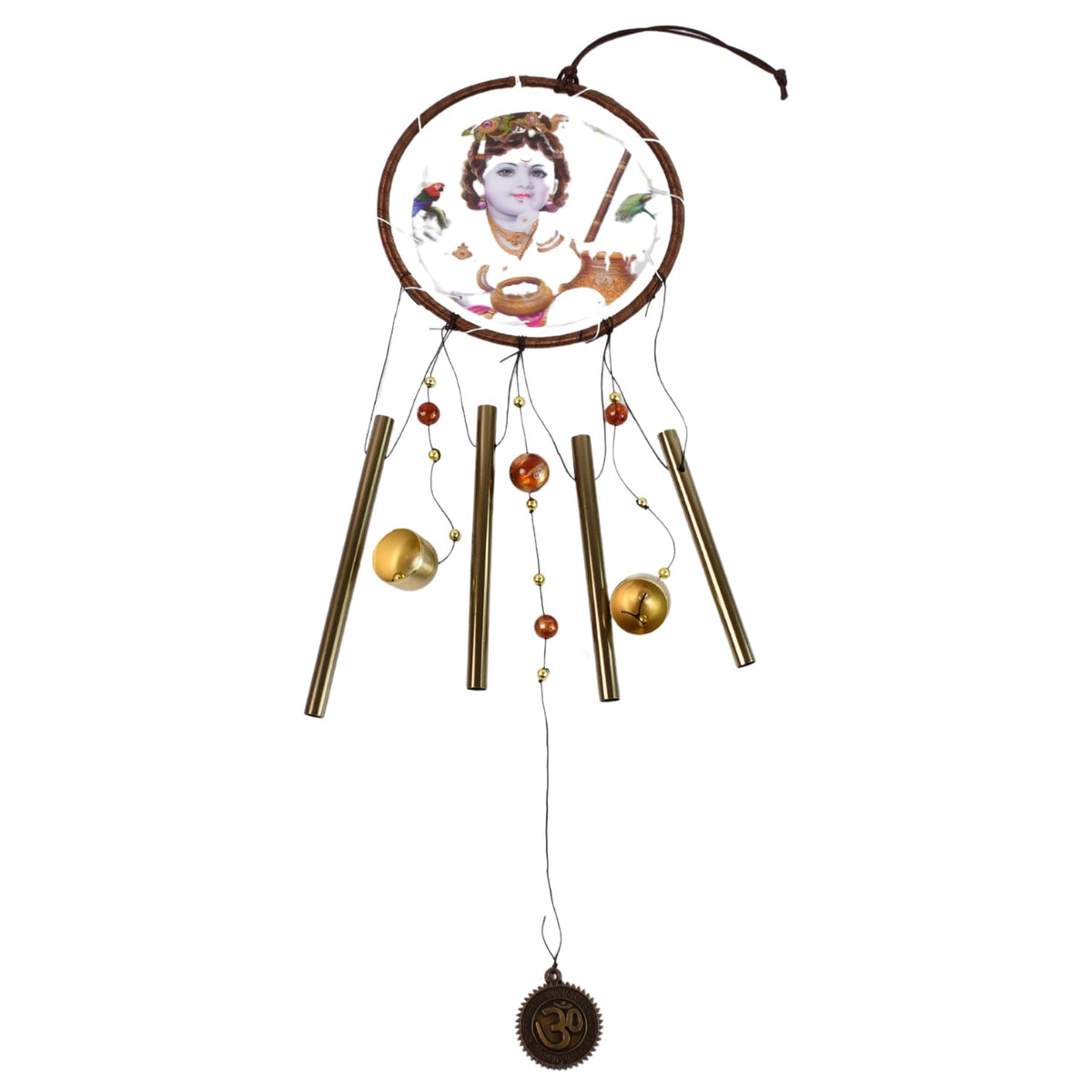 Krishna Dream Catcher Wind Chime – Spiritual Melody Decor – alternate view
