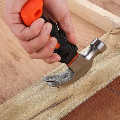 Mini Claw Hammer – Short Handle, Plastic Grip – detail view