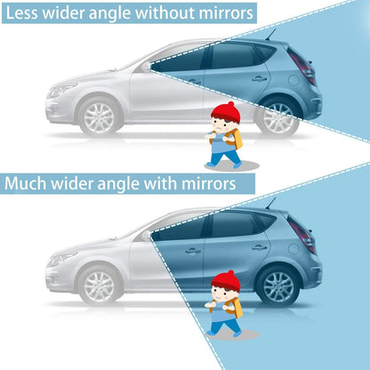 Blind Spot Mirror – Wide Angle Adjustable Convex (2 Pcs) – alternate view