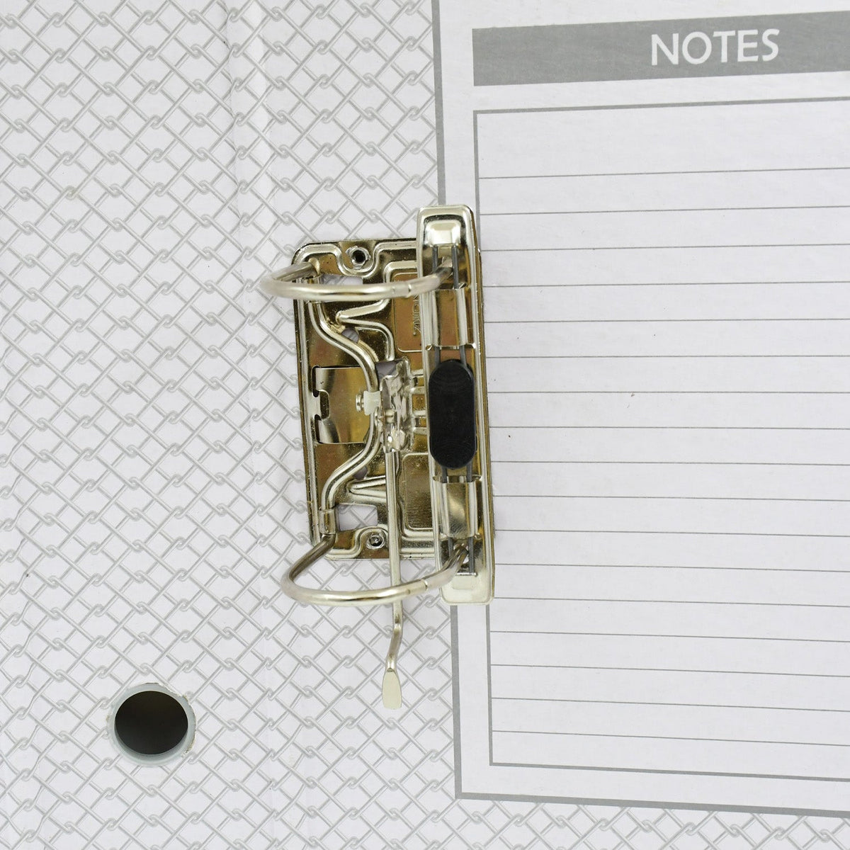 Button Clip Box File – A4 Document Organizer – detail view