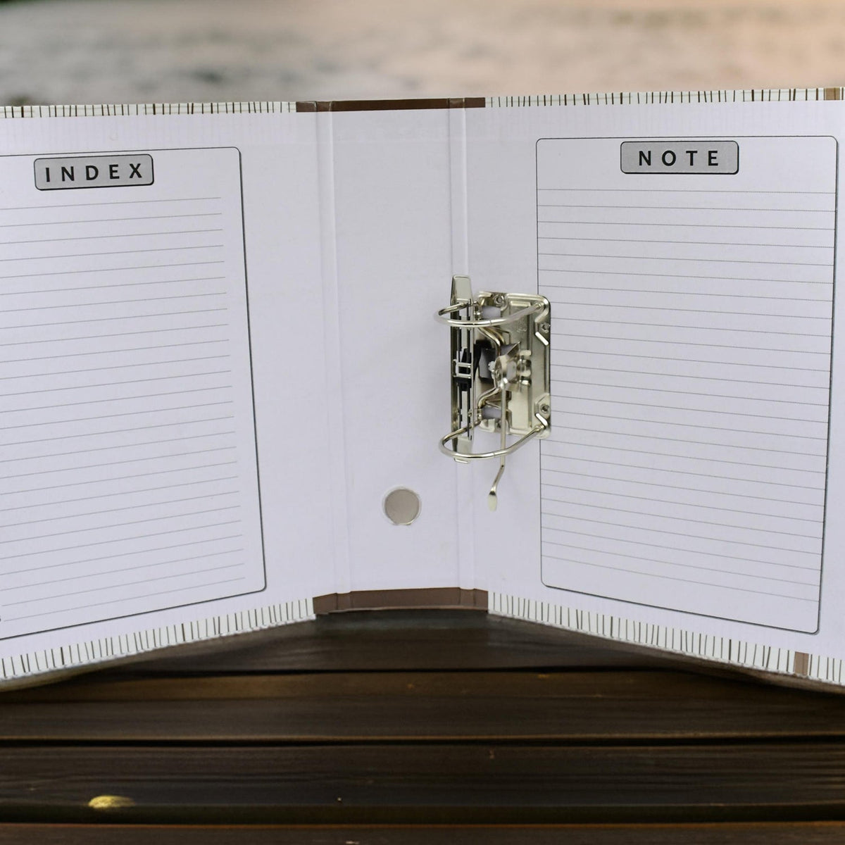 Lever Arch File Organizer – A4 Document Storage – detail view