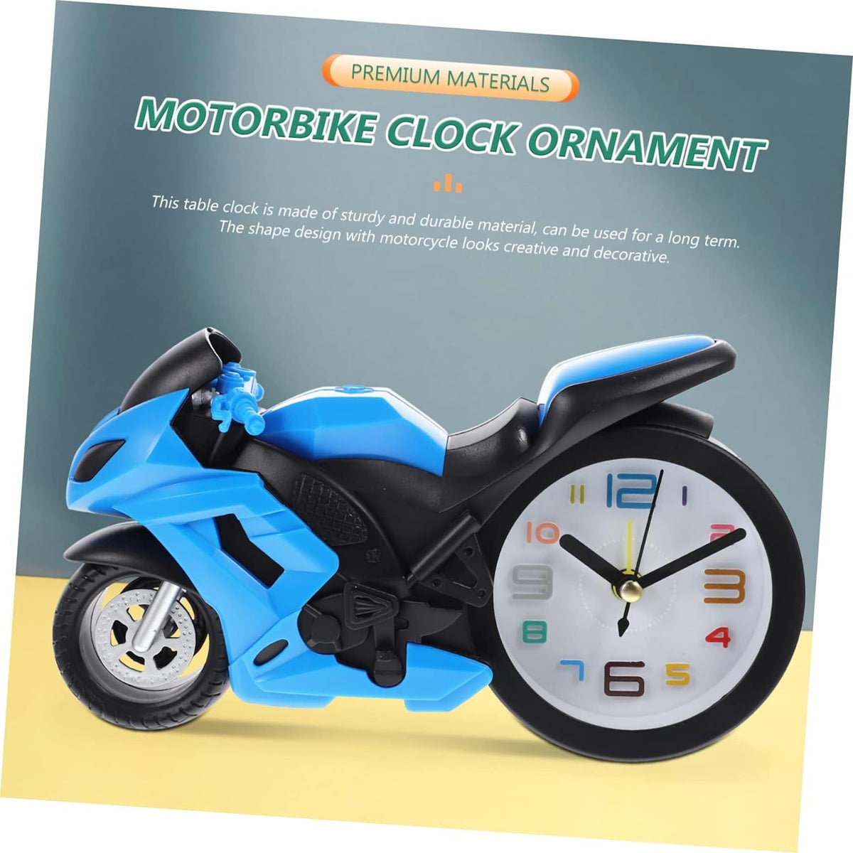 Retro Motorcycle Alarm Clock – Silent Engine Design – view 6