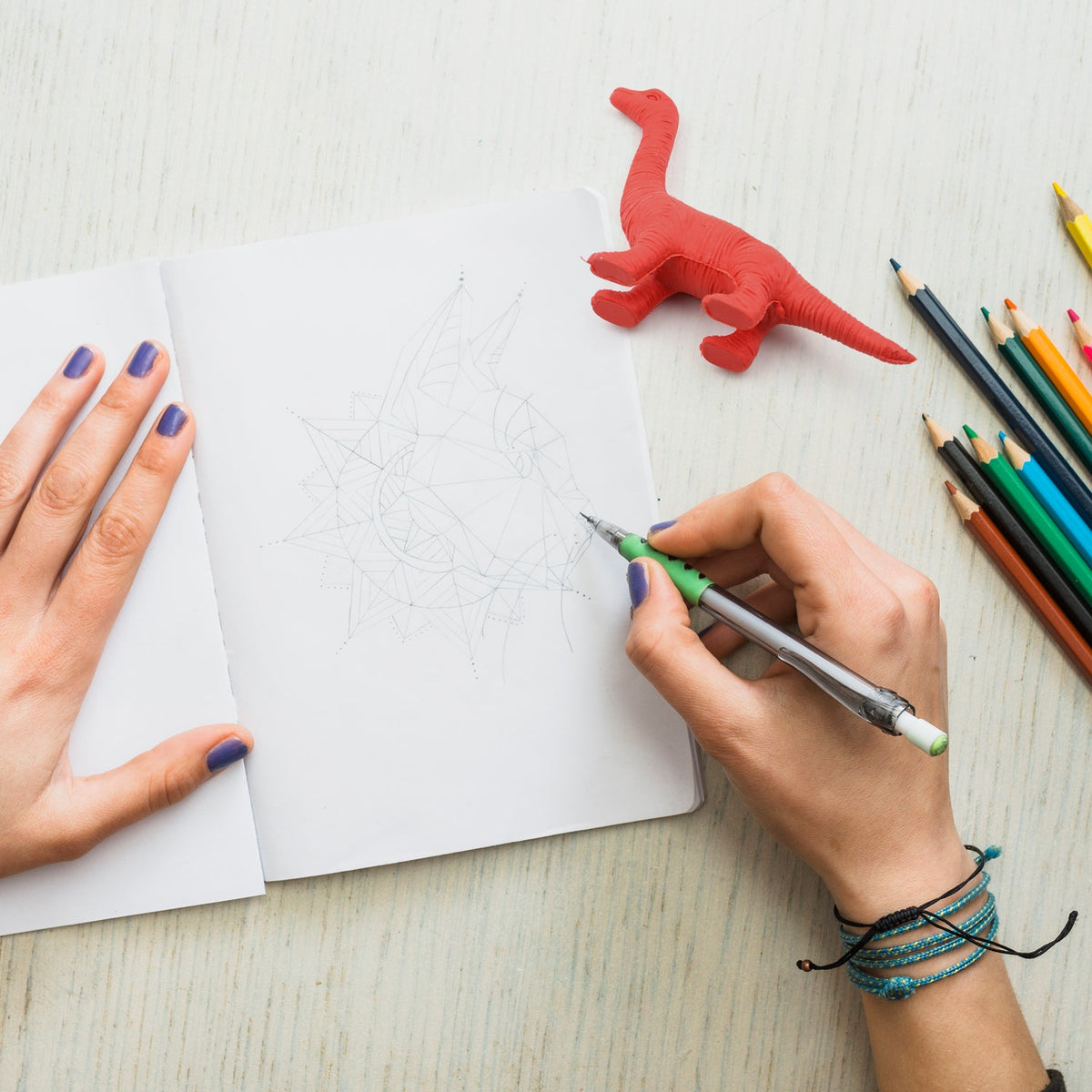 Dinosaur Erasers – 3D Puzzle & Desk Pet for Kids – close-up