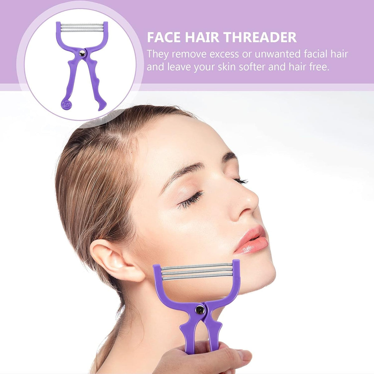 Facial Hair Remover Threading Tool – Precise & Portable – view 6
